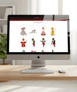 Moodboard colori e font per brand handmade